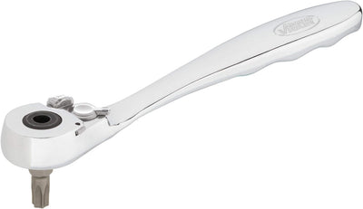 Vigor Satz (6,3 mm (1/4“) Vierkantabtrieb, superflache Umschaltknarre 20 mm Flacher, Diverse Stecksc