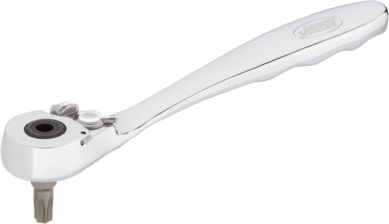 Vigor Satz (6,3 mm (1/4“) Vierkantabtrieb, superflache Umschaltknarre 20 mm Flacher, Diverse Stecksc