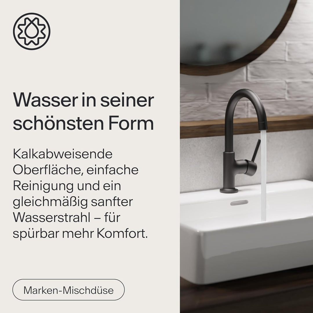 Waschbeckenarmatur WT14 | Wasserhahn Bad | Badarmatur für Waschbecken | Einhebelmischer Bad | Mischb