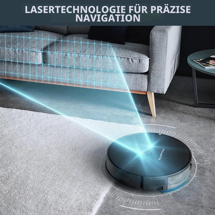 Rowenta X-Plorer Serie 75+, 4-in-1 Saugroboter mit Wischfunktion, Absaugstation, Laser-Navigationssy