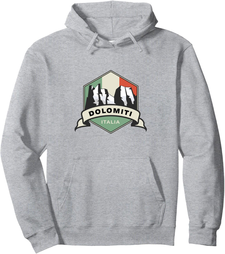Dolomiten Südtirol Gebirge Drei Zinnen Motiv für Bergsteiger Pullover Hoodie