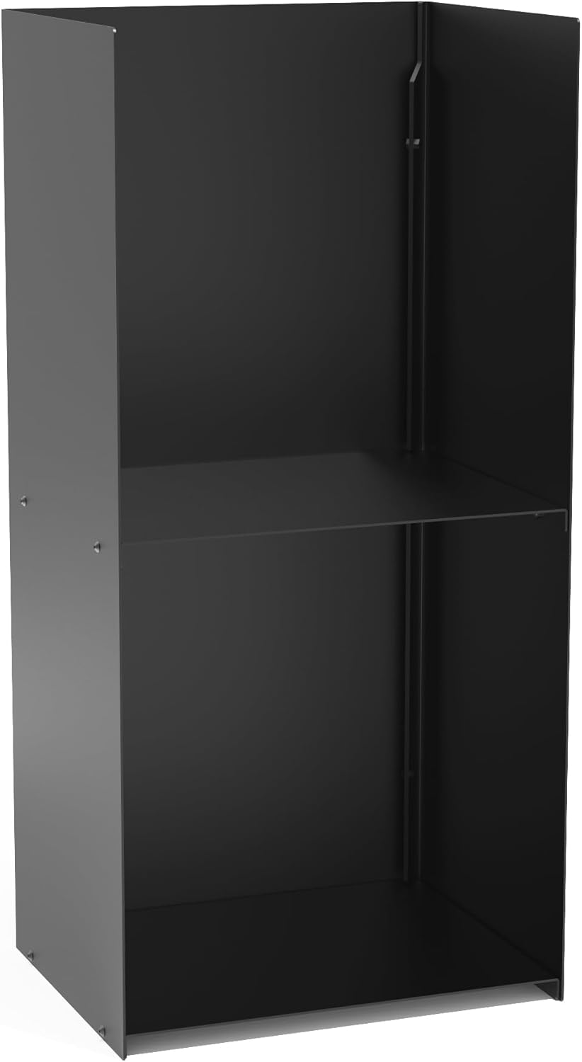 teileplus24 BHS9 Kaminholzregal Innen Aussen | Brennholzregal Metall | Kaminholzkorb | Industrial Lo