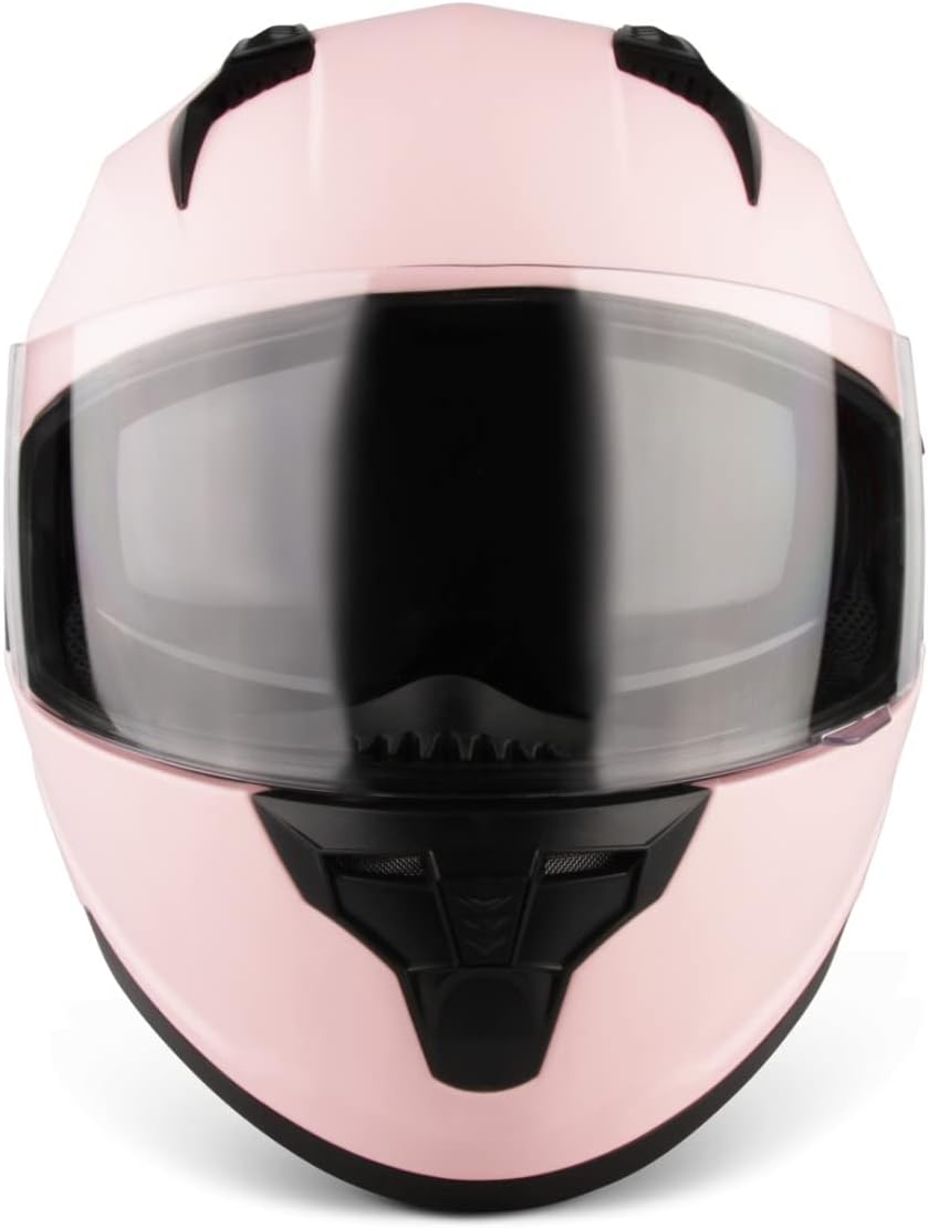 VINZ Kennet Integralhelm mit Sonnenblende | Motorrad Helm Vollvisierhelm Mopedhelm | Motorradhelm Fu