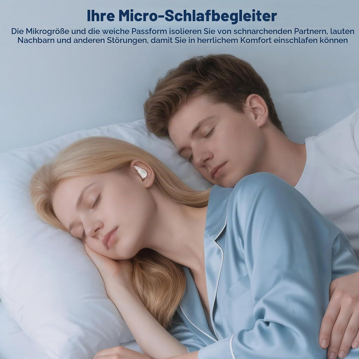 Novonell Snooze Pods Pro, Schlafkopfhörer, Anti Schnarch-Kopfhörer für Seitenschläfer, Novonell Slee