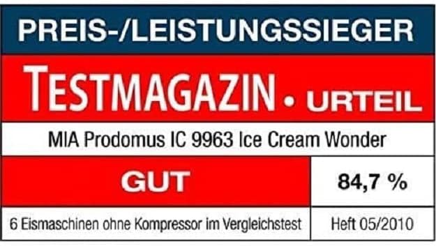 JUNG PerfectMix Eismaschine - für 4 Personen, 1,5 L Fassung, Eiscreme selber machen, 4in1 Machine -