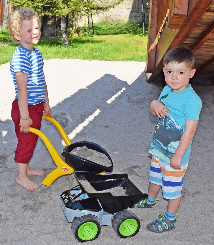GOWI Design Schubkarre Sand Sandspielzeug (Black) Schwarz, Schwarz