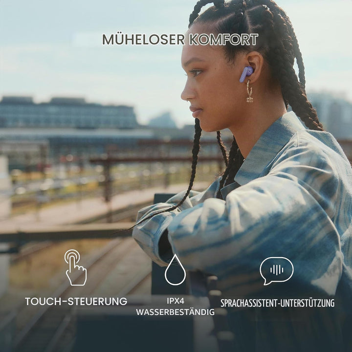 Urbanista Copenhagen 2 Kabellose Bluetooth Kopfhörer in-Ear, True Wireless Earbuds mit 4 ENC Mikros,