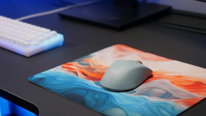 CHERRY XTRFY GP5, Gaming-Mauspad aus Stoff in M (320 x 270 x 3 mm), Glattes Speed-Pad für Präzision,