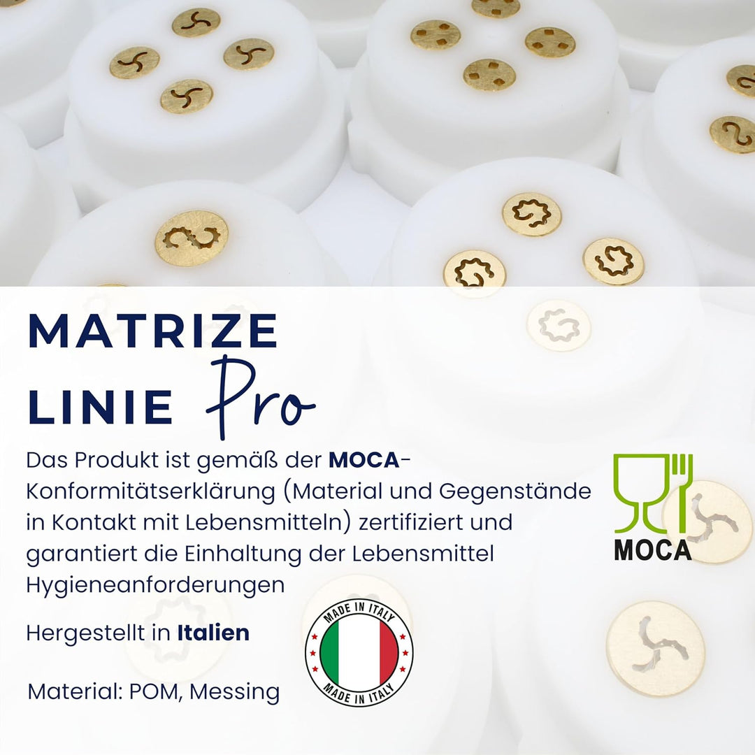 My Trafile – Matrize Linie Pro N°267 Torchietto mm aus POM mit professionellen Einsätzen, kompatibel
