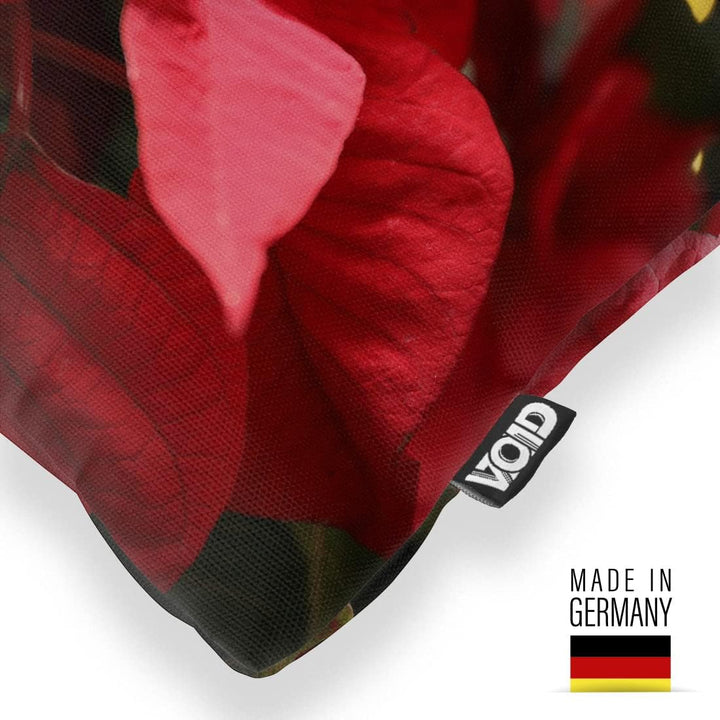 VOID Blumen Weihnachtsstern Pflanzen Kissenbezug Kissenhülle Sofakissen Kissen Deko Outdoor-Kissen D