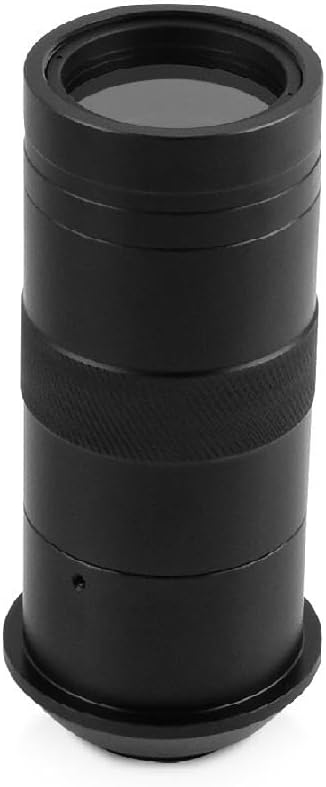 Waveshare 100X Mikroskop Objektiv für Raspberry Pi, C/CS-Mount, Metall, Schwarz, LED, 0.12X ~ 1.8X O