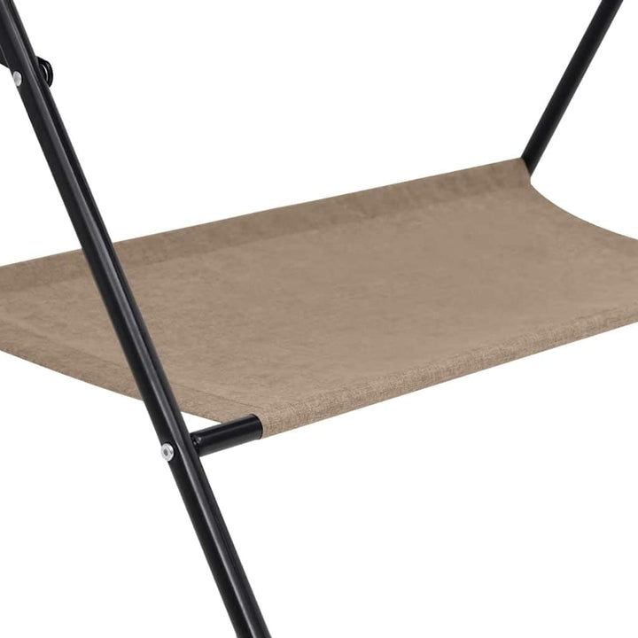 vidaXL Wickeltisch mit seitlichen Staufächern Zusammenklappbar Wickelauflage Kommode Mulde Unterlage
