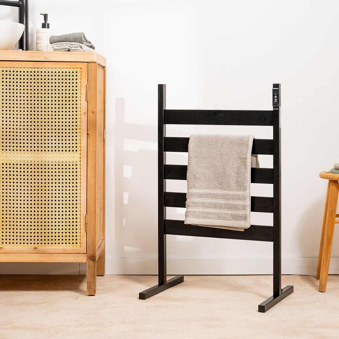 Elektrischer Handtuchwärmer als Standgerät oder zur Wandmontage Towarck InnovaGoods 5 Stangen, Schwa