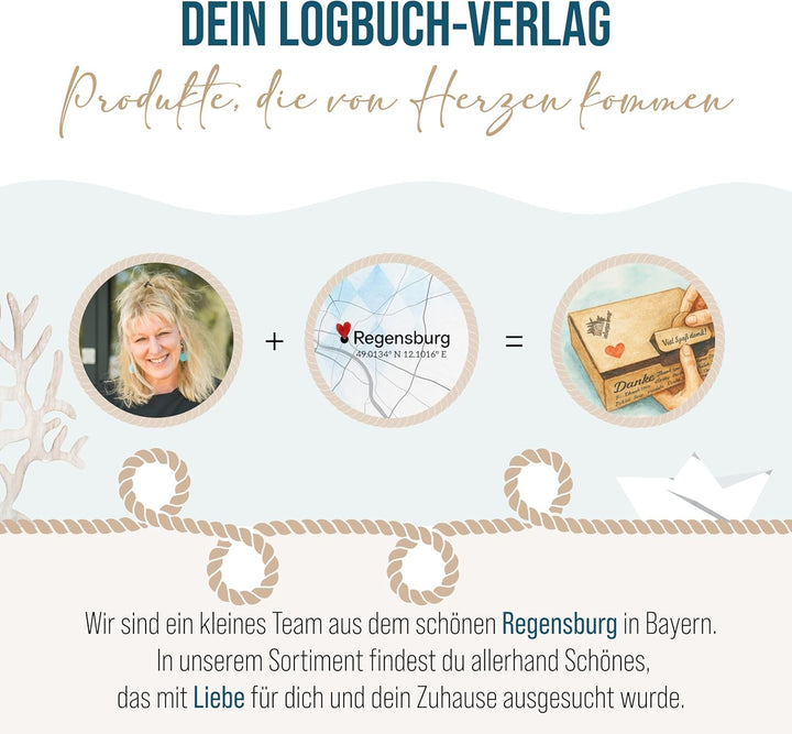 Kleine Holztaler mit Sprüchen, 24 Stück: Holz-Glückstaler Beschriftet, Motivationssteine-Set, Mit St