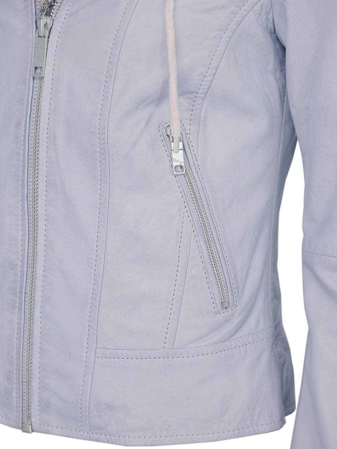 Maze Damen Lederjacke Mico Baby Blue XXL