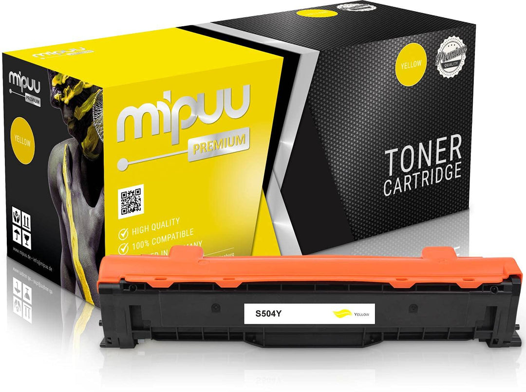 Mipuu Toner kompatibel mit Samsung CLT-Y504S (Gelb) für CLP-415n CLP-410 CLP-415nw CLP-415 CLX-4195f