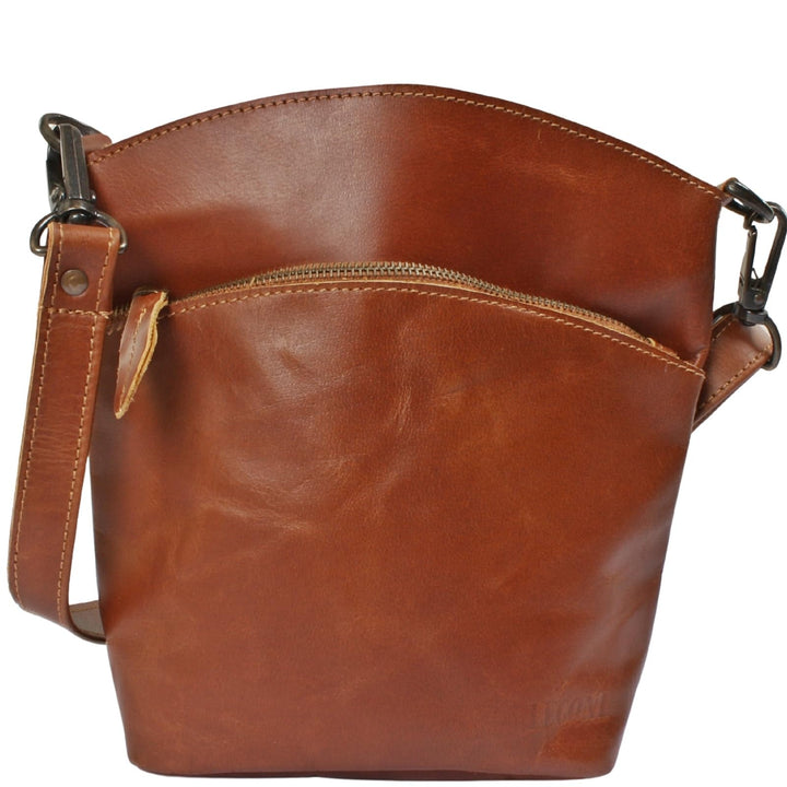 LECONI kleine Umhängetasche Damen Schultertasche Handtasche Freizeittasche Damentasche Ledertasche v