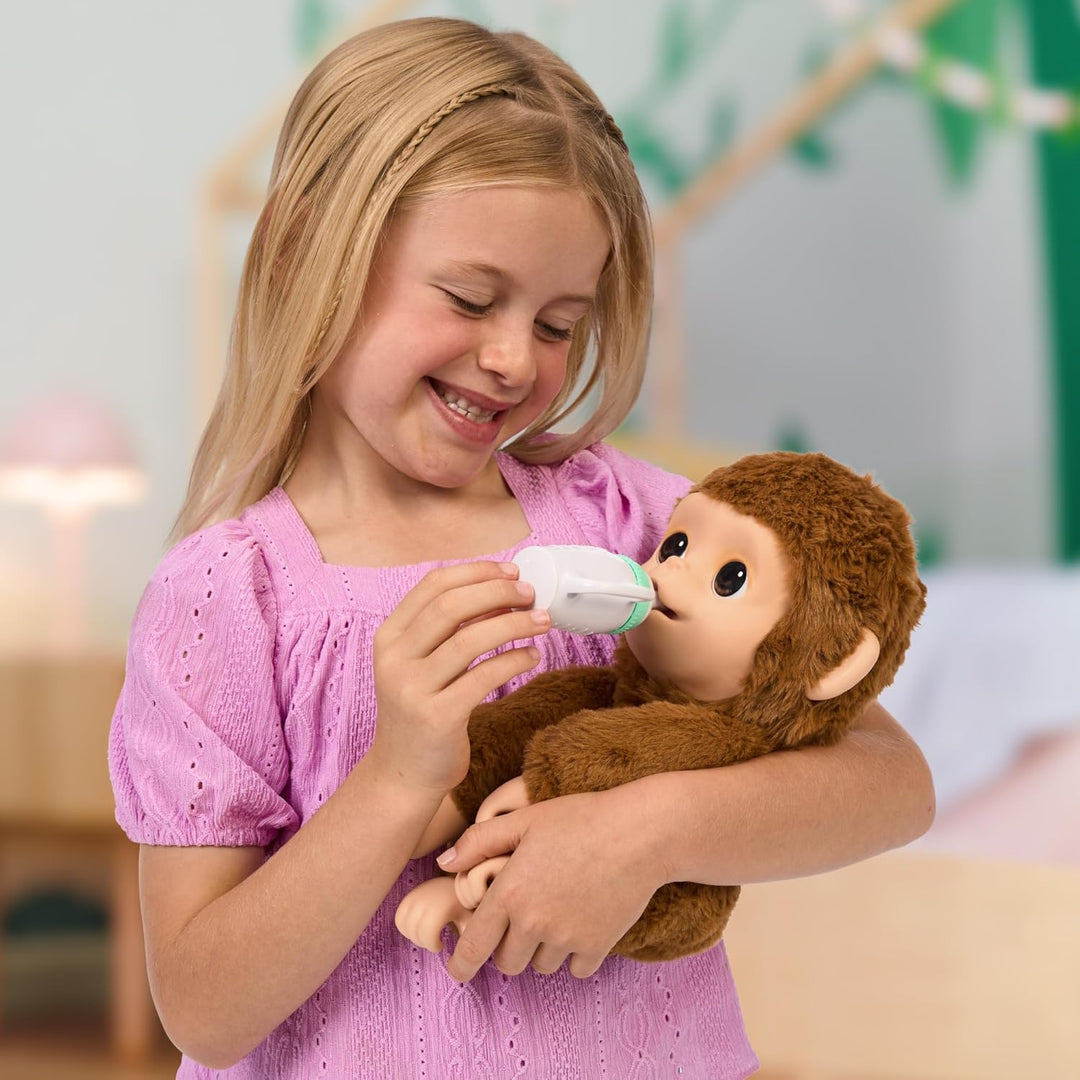 Little Live Pets - Mango, der interaktive AFFE, 50 interaktive Sounds und Mundbewegung, liebt das Ki