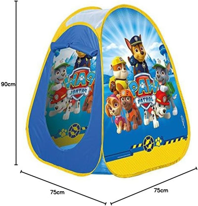 John 71044 - Pop Up Spielzelt Paw Patrol - ca. 75 x 75 x 90 cm - Schneller und einfacher Auf- & Abba