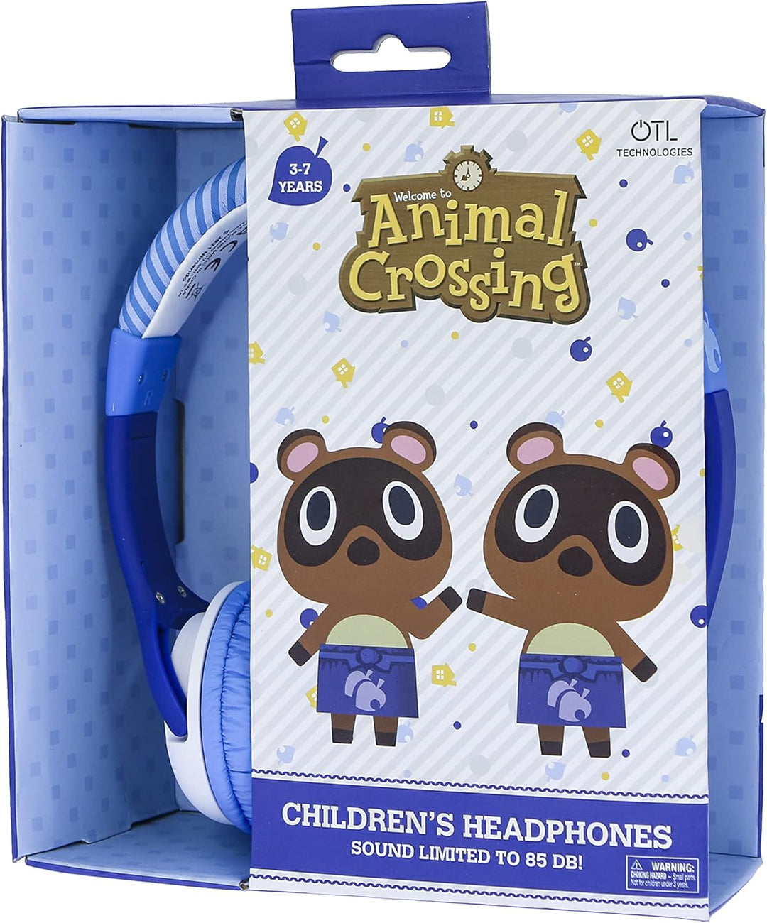 OTL Technologies Animal Crossing Timmy and Tommy Kinder-Kopfhörer, kabelgebunden, Blau
