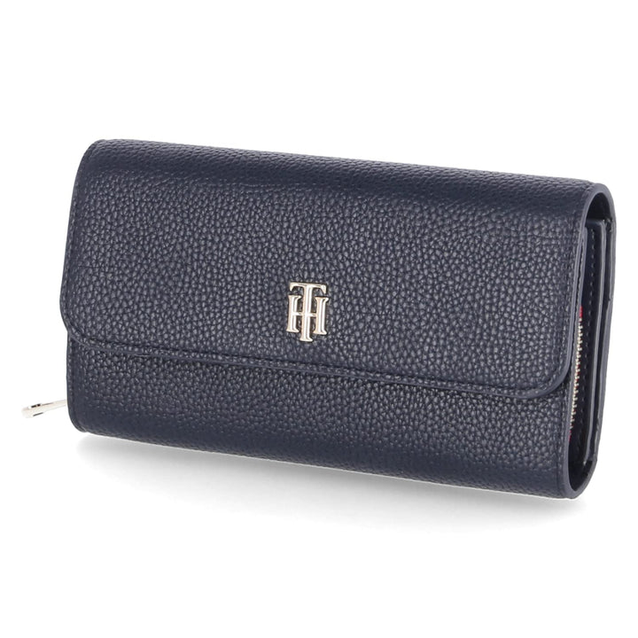 Tommy Hilfiger Damen Th Element Lrg Flap Wallet Corp, Blau, Einheitsgrösse, Acc Desert Sky Corporate