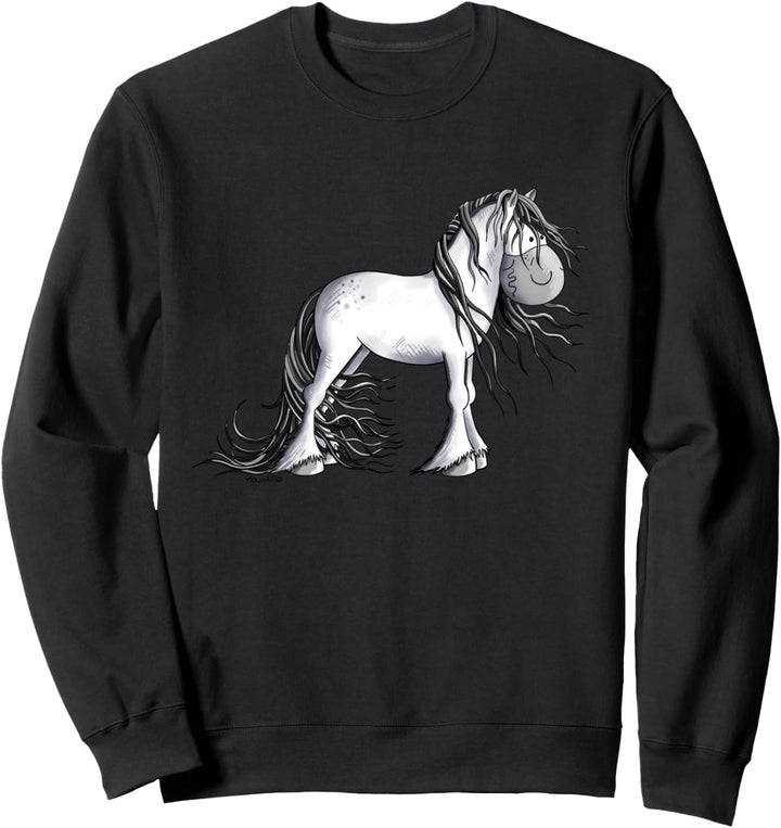 Andalusier Comic Pferd I Pferdedruck Pferdemotiv PRE Sweatshirt