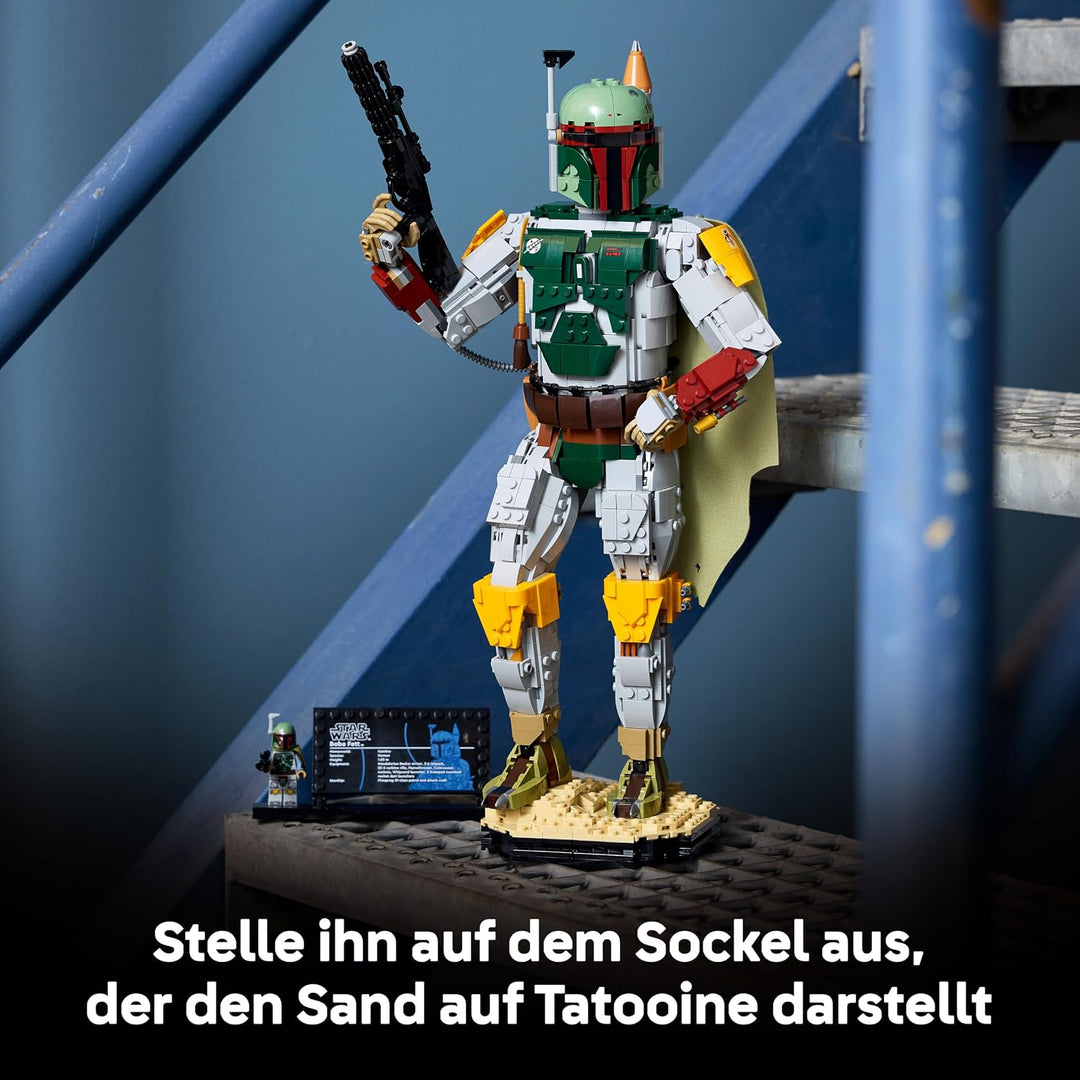 LEGO Star Wars: Die Rückkehr der Jedi-Ritter Boba Fett Figur - mit Helm, Blaster &amp; Kopfgeldjäger Min