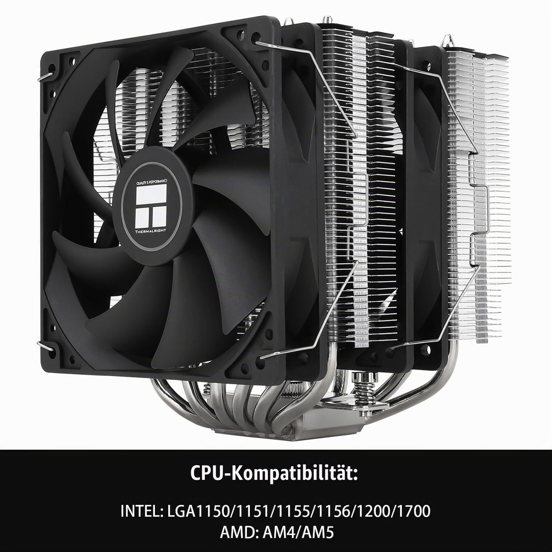 Thermalright Peerless Assassin 120 SE CPU-Luftkühler, Dual Tower 6 Heatpipes, Dual 120 mm TL-C12C PW