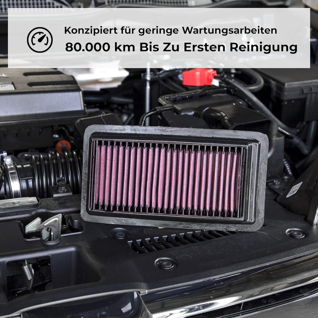K&amp;N 33-2003 Motorluftfilter: Hochleistung, Prämie, Abwaschbar, Ersatzfilter,Erhöhte Leistung, 1967-2