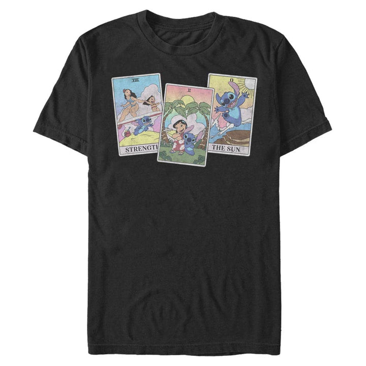 Disney Unisex Lilo & Stitch - Lilo Stitch Tarot Organic Short Sleeve T-Shirt T-Shirt (1er Pack) M Sc