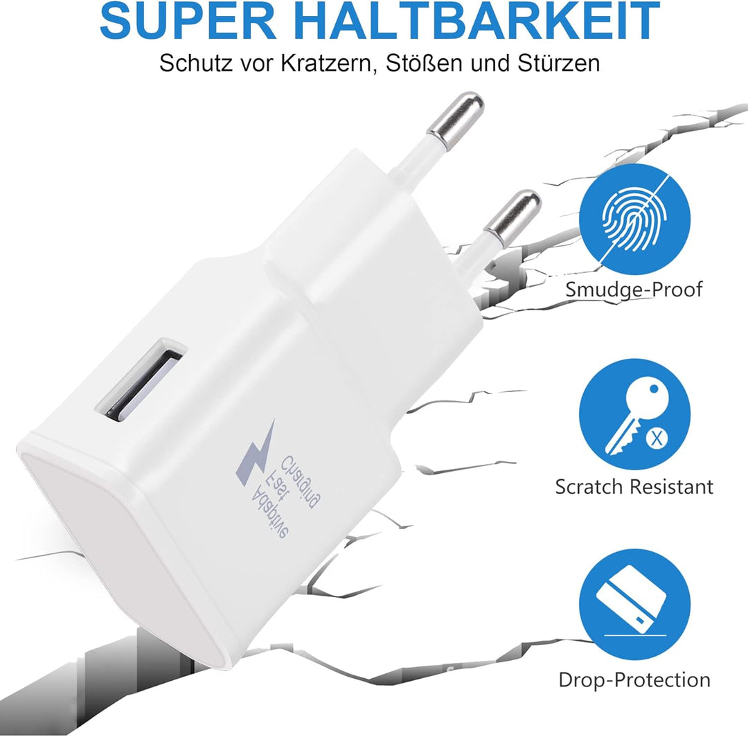 Adaptiver Schnelllade-USB Ladegerät Netzteil Ladeadapter für Samsung Galaxy S22 S21 S20 S10 S6 S7 S8
