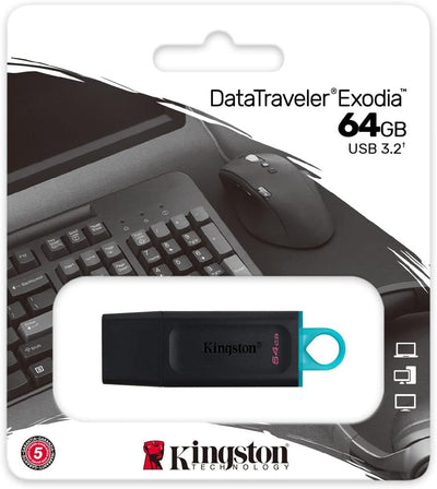 Kingston DataTraveler Exodia Flash-Laufwerk, 64 GB, DTX/64 GB, 10 St ck