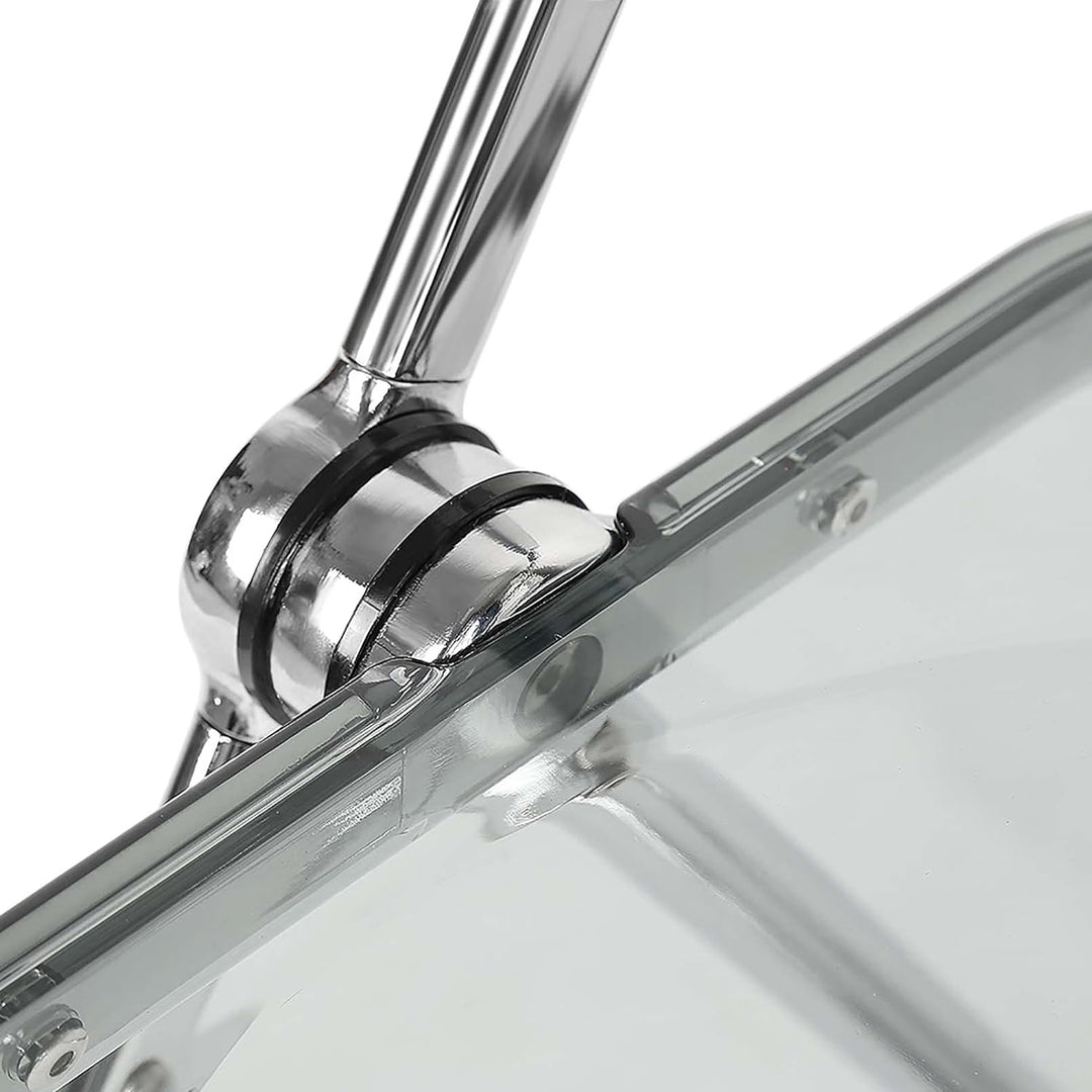 homewell Klappstuhl Angelstuhl Faltstuhl Acryl Campingstuhl praktisch robust leicht (grau 1 Stuhl),