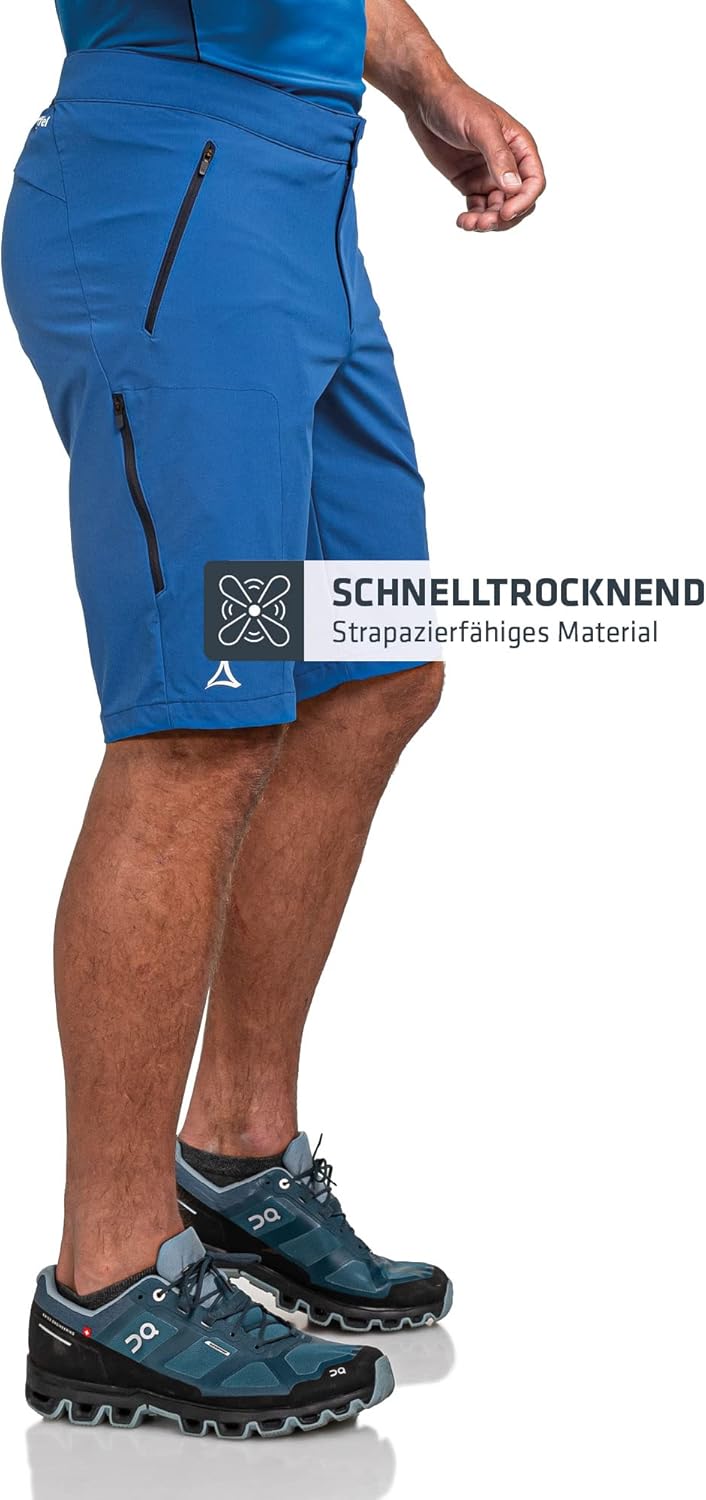 Schöffel Herren Shorts Hestad M, kurze Wanderhose mit elastischem Bund, schnell trocknende Outdoor H