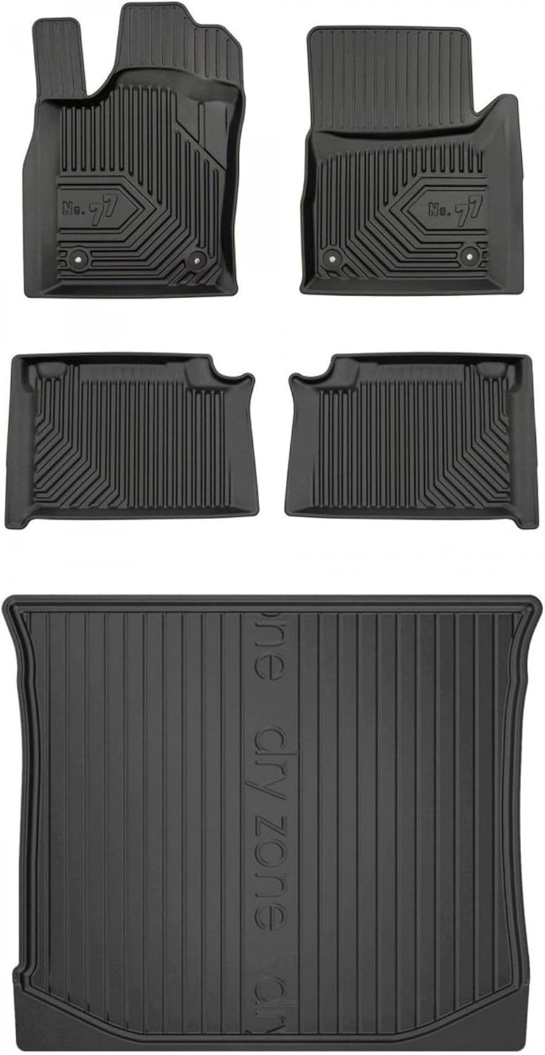 Satz Fussmatten und Gummimatte für Jeep Grand Cherokee WK2 2010-2021