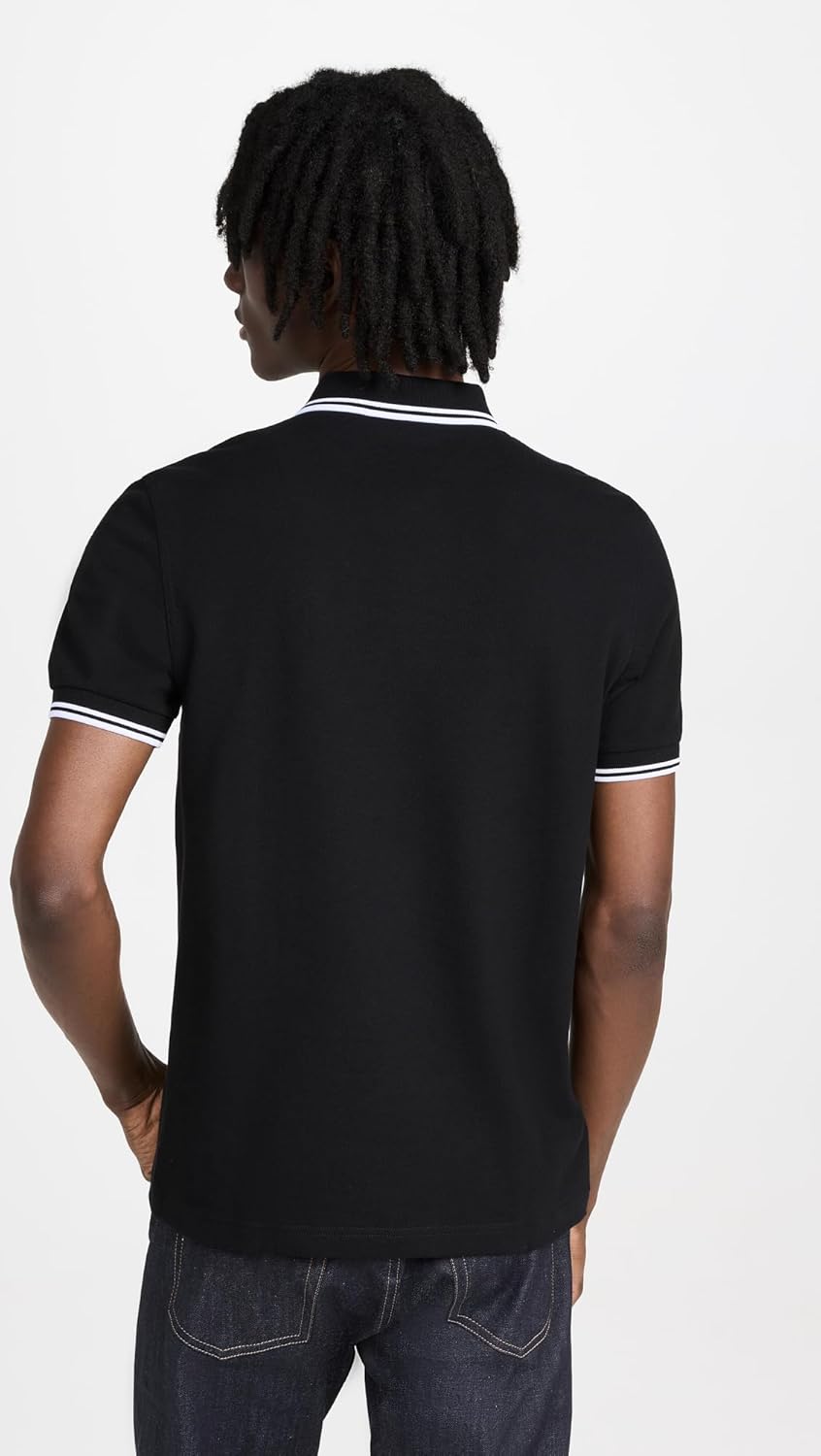 Fred Perry Herren Kurzarm Shirt, S Schwarz