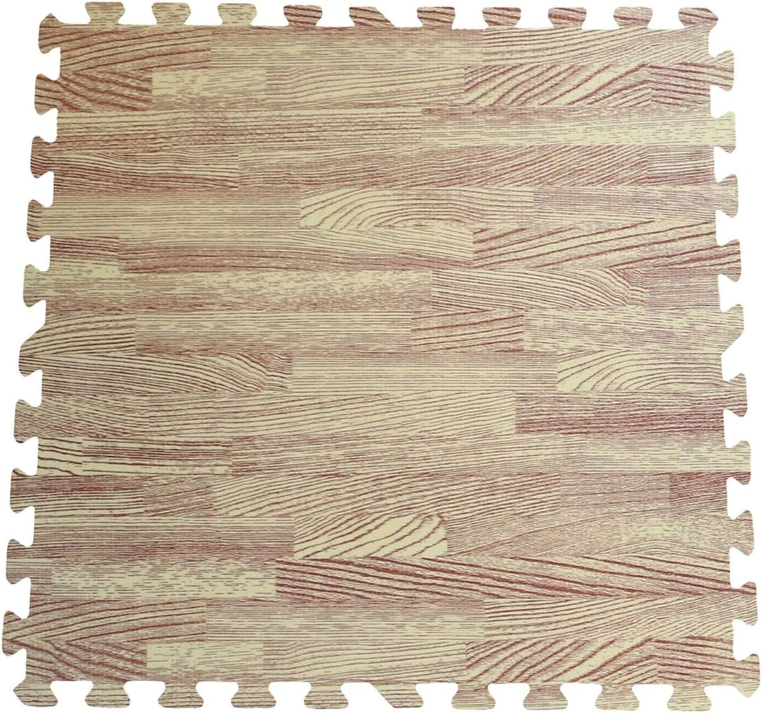 Sporttrend 24® 6 Schutzmatten + 12 Randstücke Set in Hellbraun 60x60x1cm | 2,16qm | Bodenschutzmatte