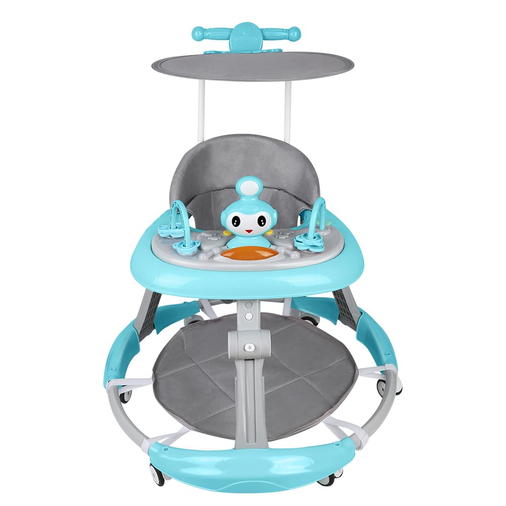 Homewell 3 in 1 Baby Lauflernhilfe Klappbar, Höhenverstellbar, Laufwagen Baby mit abnehmbarer Spiels