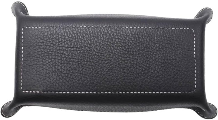 Taschenleerer Leder - Vide Poche - Ledertablett Organizer, Praktische rechteckig Aufbewahrungsbox fü