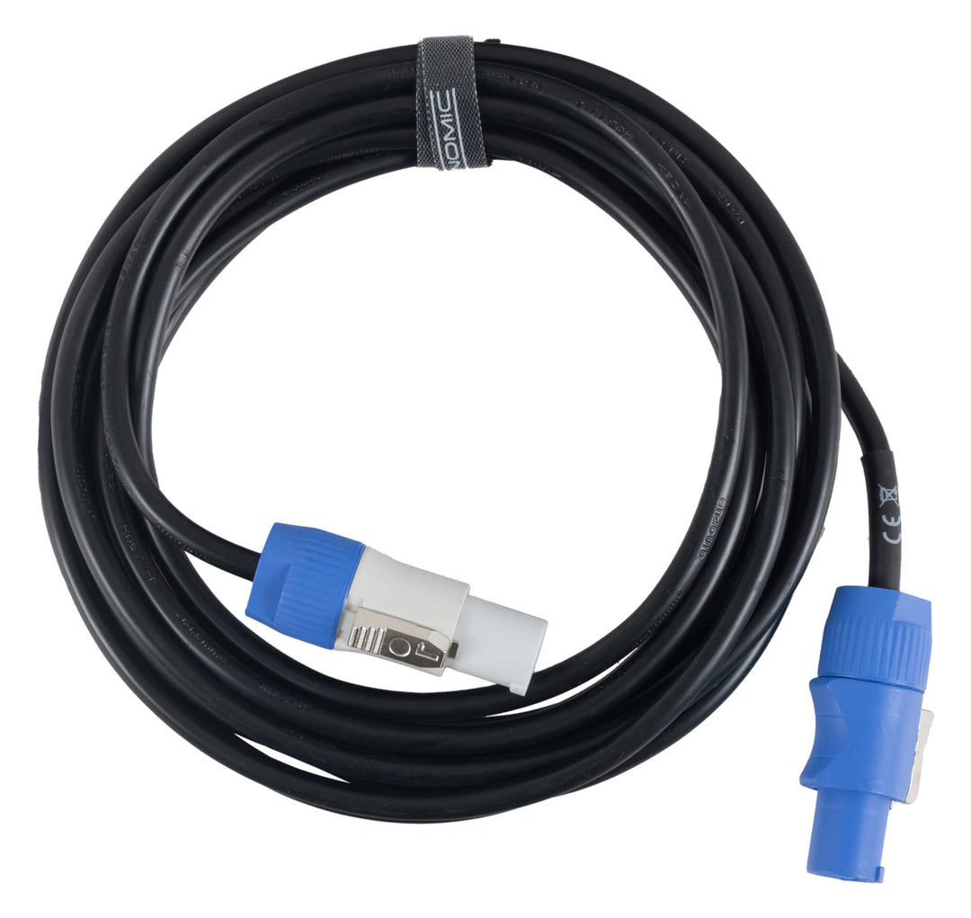 Pronomic Power Twist 5 Stromkabel - Kabel zur Stromversorgung von Aktiv-Lautsprechern und Scheinwerf