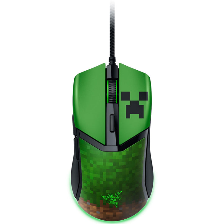 Razer Cobra Minecraft Edition - Leichte kabelgebundene Gaming-Maus - 8500 DPI Sensor (58g, optische