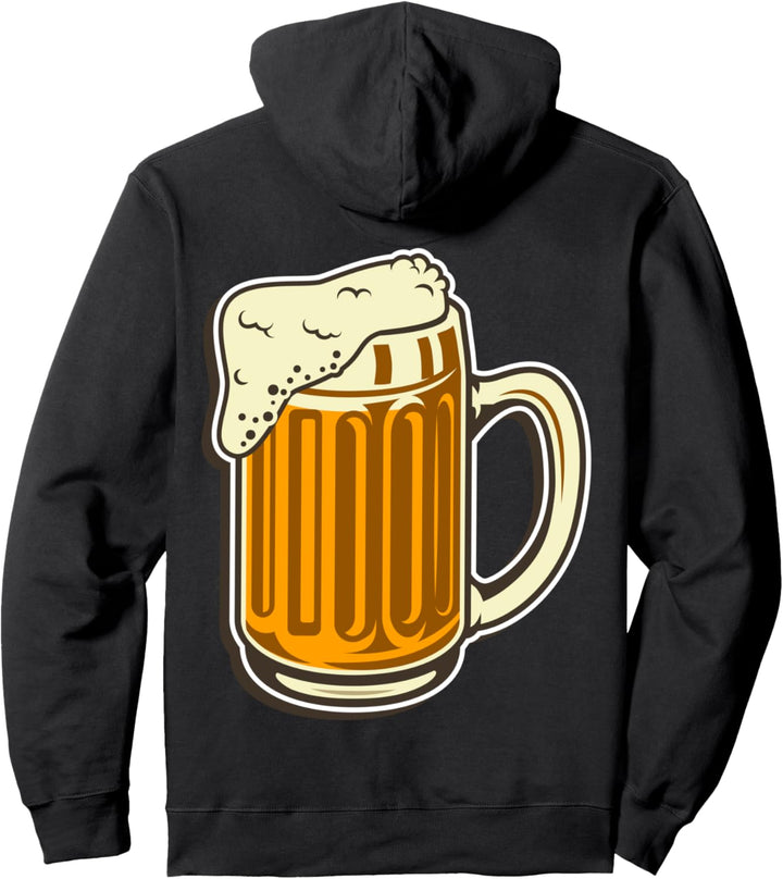 Bierglas mit perfektem Bierschaum Goldgelb Bier Pullover Hoodie