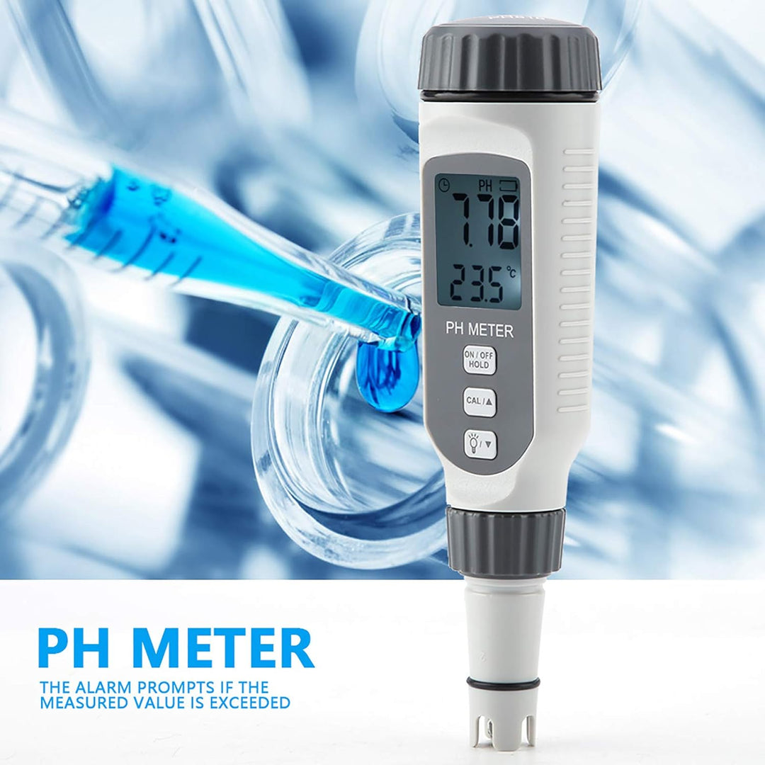 Wasserqualitätstester, digitales PH-Messgerät mit LCD-Display Hochgenauer PH-Bereich bei 0,00-14,00