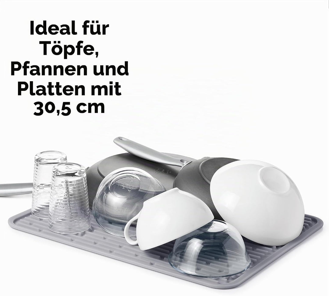 OXO Good Grips Groߟe Trockenmatte aus Silikon, 40 cm, 40 cm