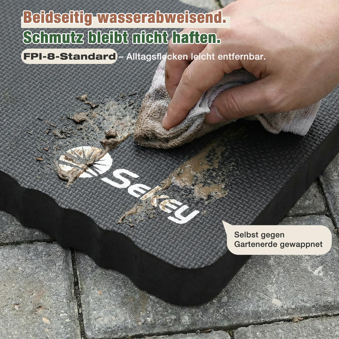 Sekey Kniekissen 2 Stück – 40mm Extra Dick, Kniekissen Garten Arbeit Kniee Sitzunterlage Knieschoner