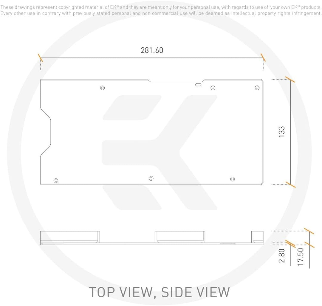 EK QuanVec² RTX 3070 Ti Backpl. NI sr | 3831109862025