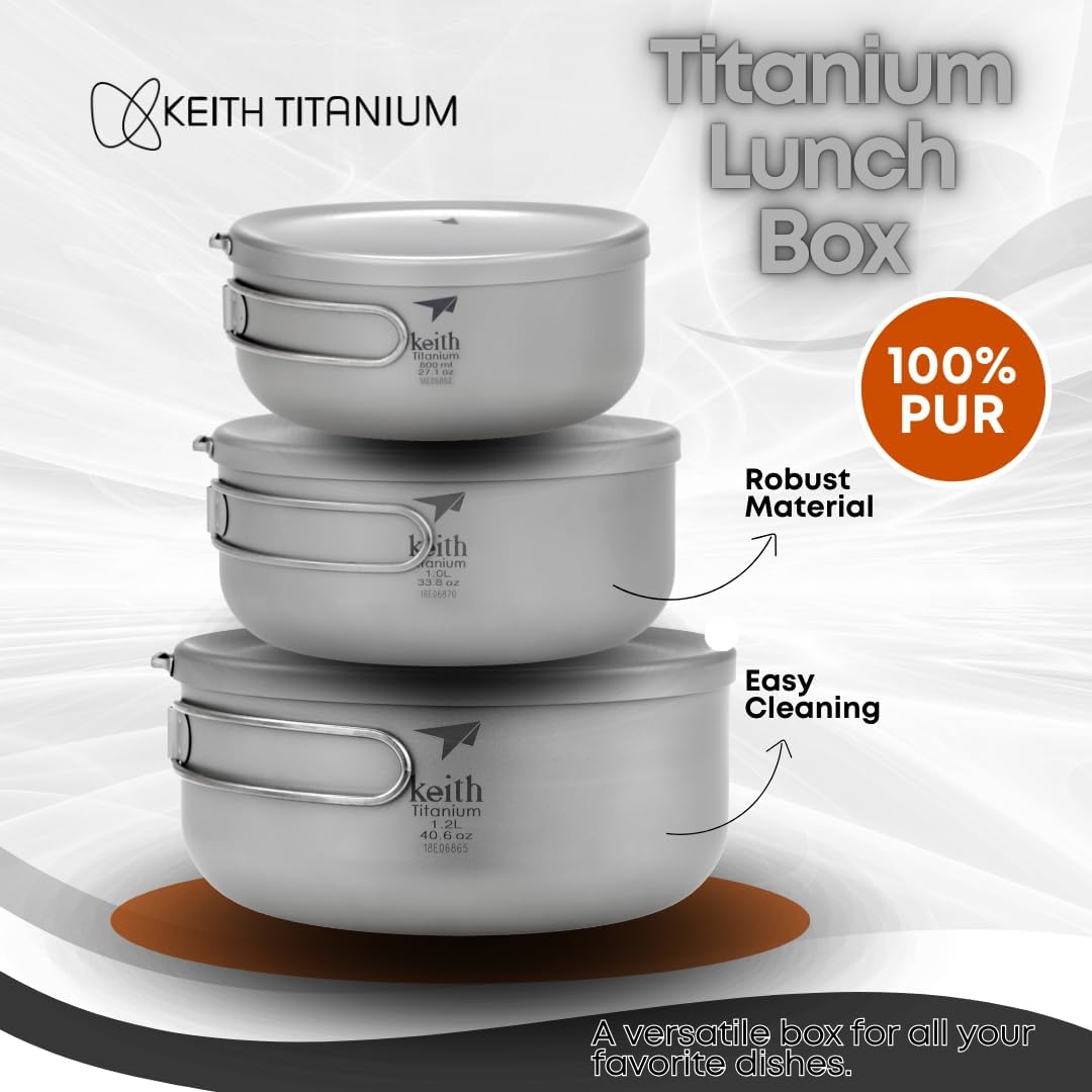 Keith Titan Bento Box 800 ML Ti5327