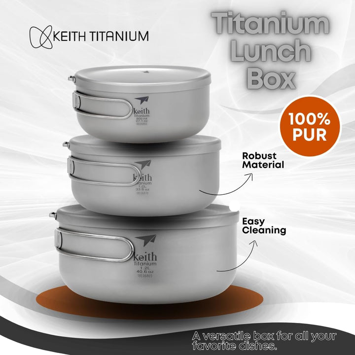 Keith Titan Bento Box 800 ML Ti5327