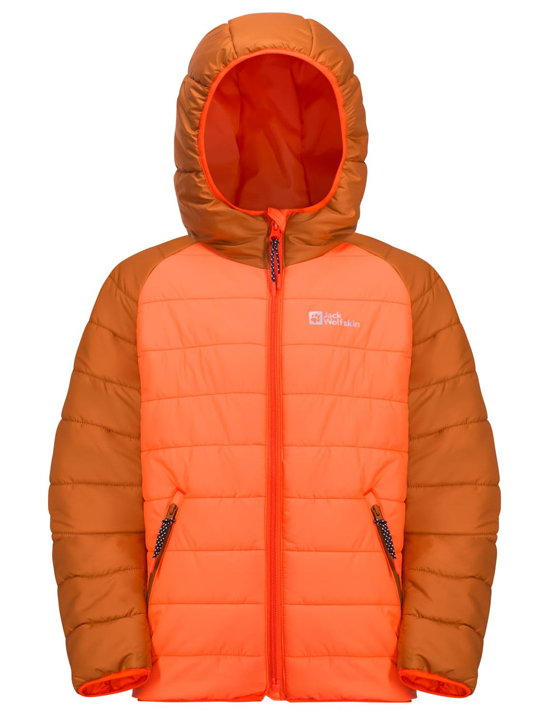 Jack Wolfskin Unisex Kinder Zenon K Jacket 116 fuzzy orange, 116 fuzzy orange