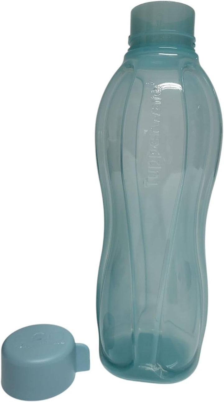 Tupperware to Go Eco 1,0 Liter Drehverschluss Trinkflasche EcoEasy für Kohlensäure 1000ml (helles tü